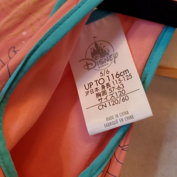 Disney girls Ariel, the little mermaid, romper 5/6 - Picture 4 of 4